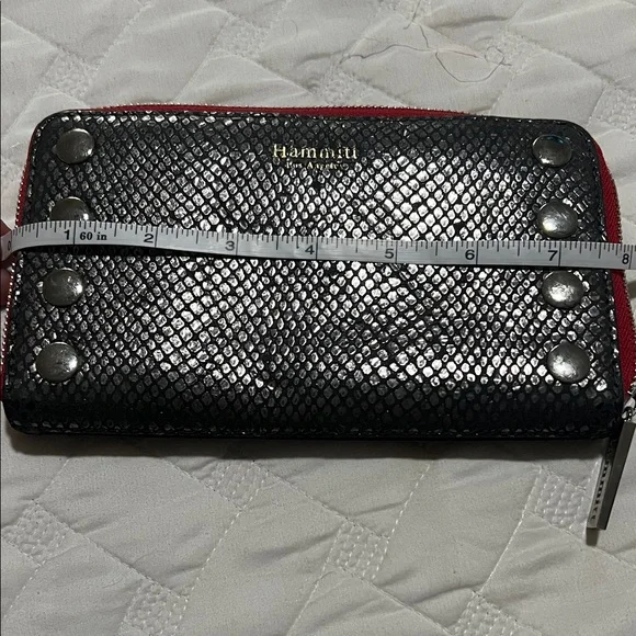 Hammitt Black and Silver Textured Wallet - Picture 8 of 9